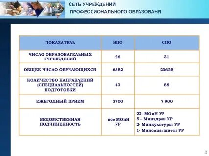 Сколько образовательных организаций высшего образования