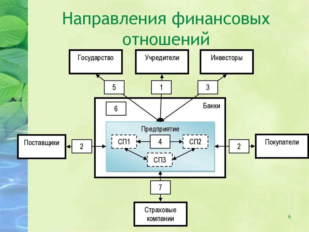 Направления финансовых отношений. Основные направления финансовых отношений предприятия. Принципы организации финансовых отношений. Направленность финансовых отношений предприятия.