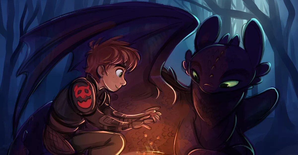 HTTYD Беззубик. Ночная фурия Беззубик и Иккинг. Ночная фурия и Иккинг арт. Ночная фурия дракон и Иккинг.