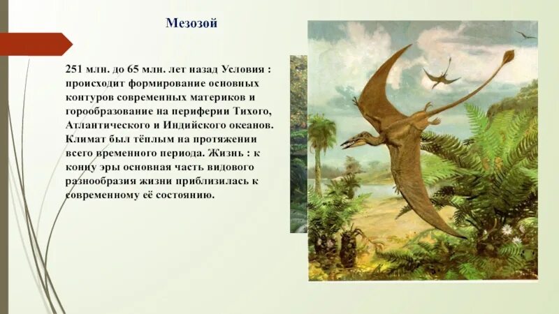 Что происходило в мезозое с уральскими горами