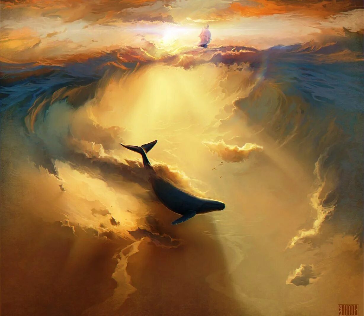 Крылатая мечта. Artem rhads Chebokha картины художник. Джим Уоррен дельфины.