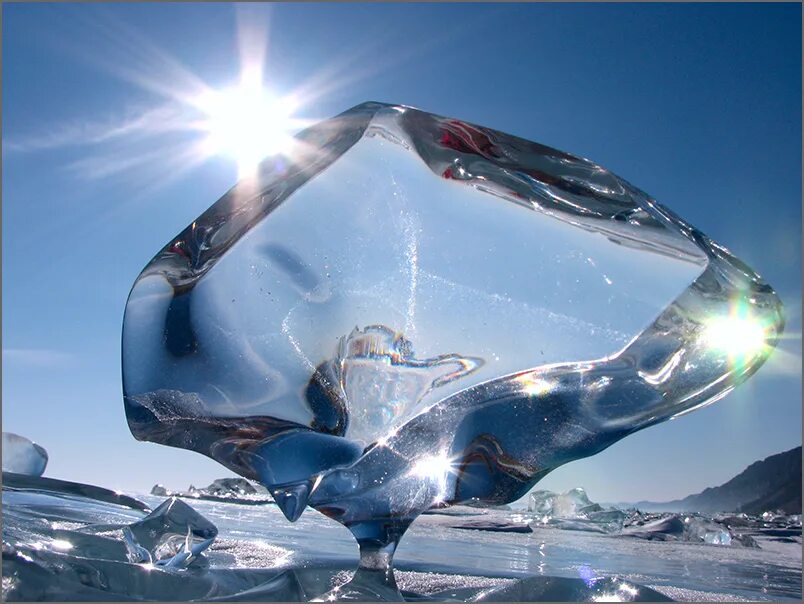 Вода в кристаллическом состоянии. Прозрачный лед. Прозрачный лед Байкала. Сквозь лед. Прозрачность.