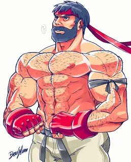 About to take his belt off for some naked training 