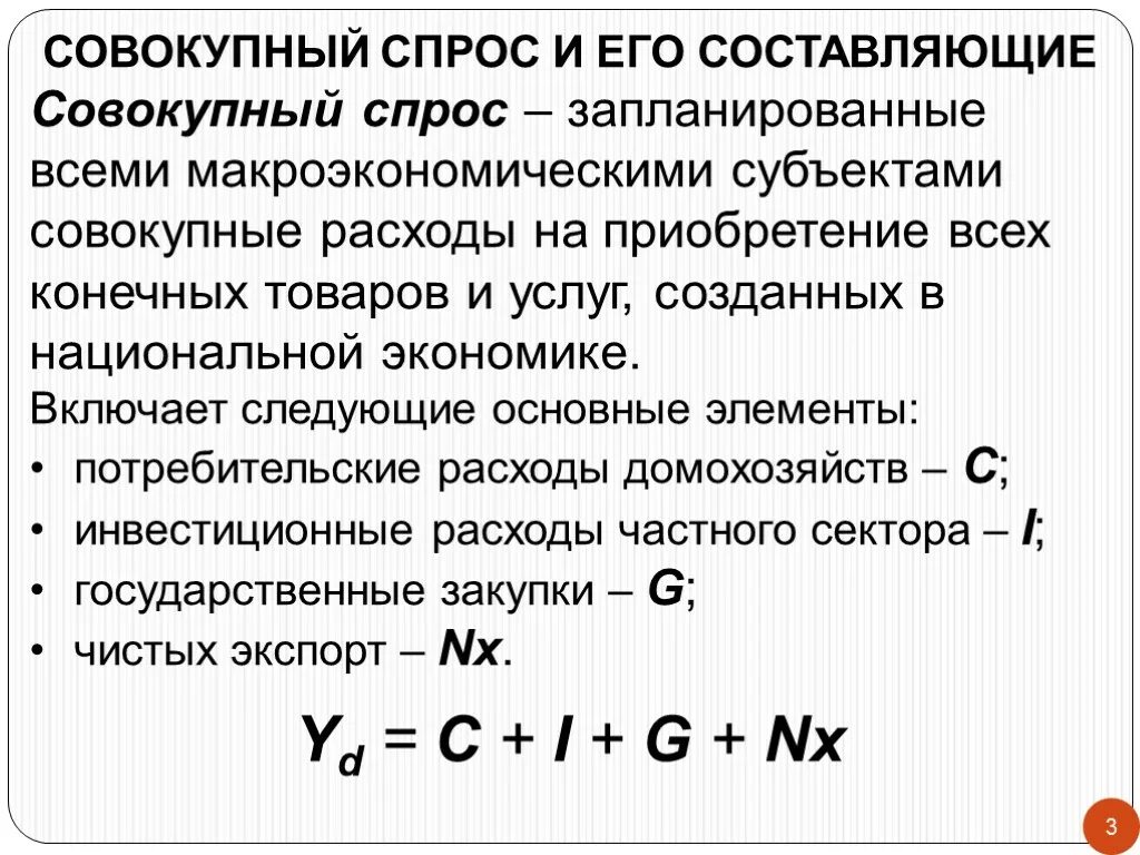 Спрос является. Составляющие совокупного спроса. Совокупные расходы = совокупный спрос формула. Составляющие элементы совокупного спроса. Совокупный спрос в макроэкономике это.