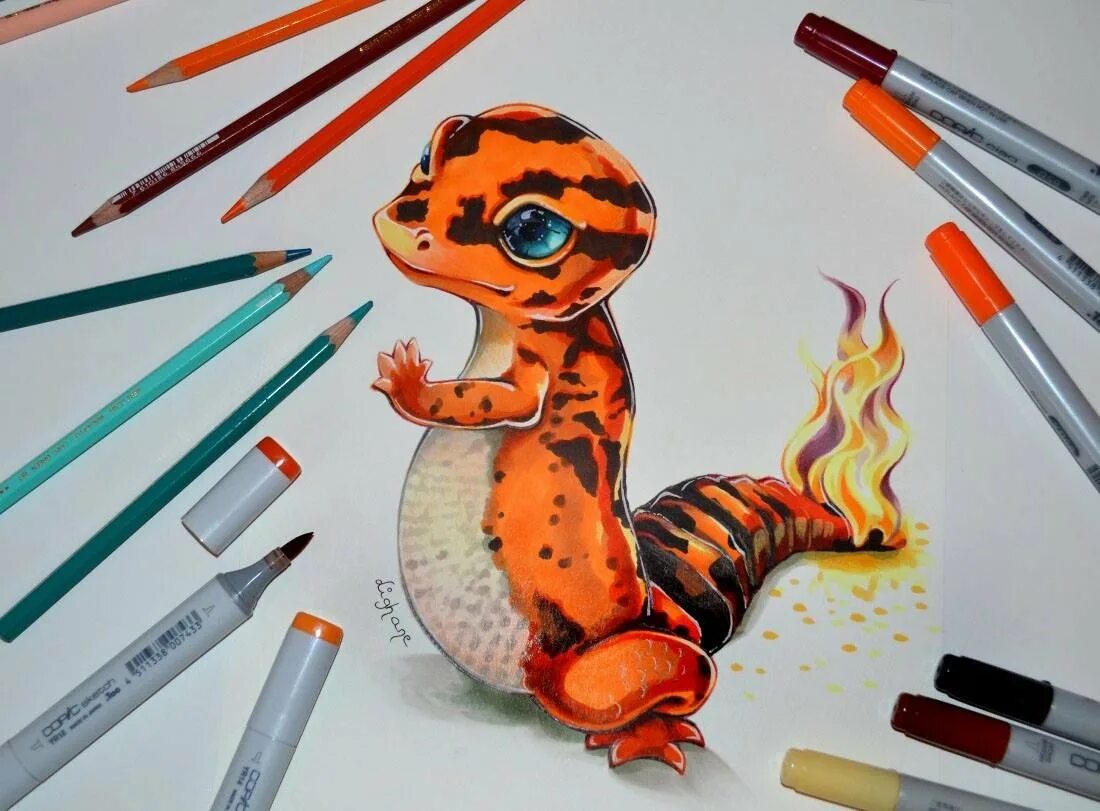 Нарисовать животных фломастерами. Животные фломастерами. Рисунки маркерами. Красивые рисунки фломастерами. Животные маркерами.
