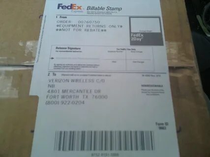 Was sent out by customs