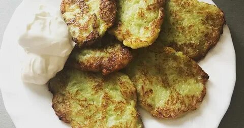 Кабачки с кислым молоком