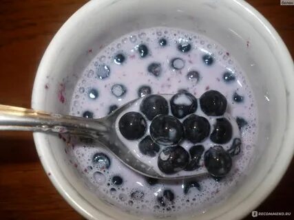 Черника с молоком рецепт