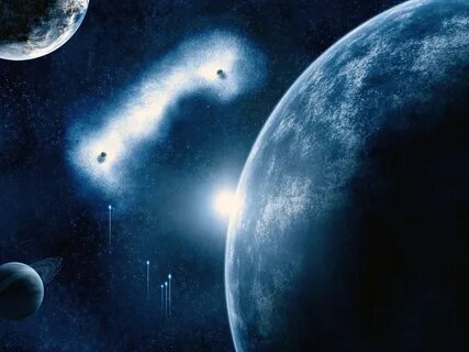 Planets the universe space