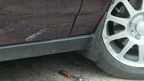Передние брызговики приора