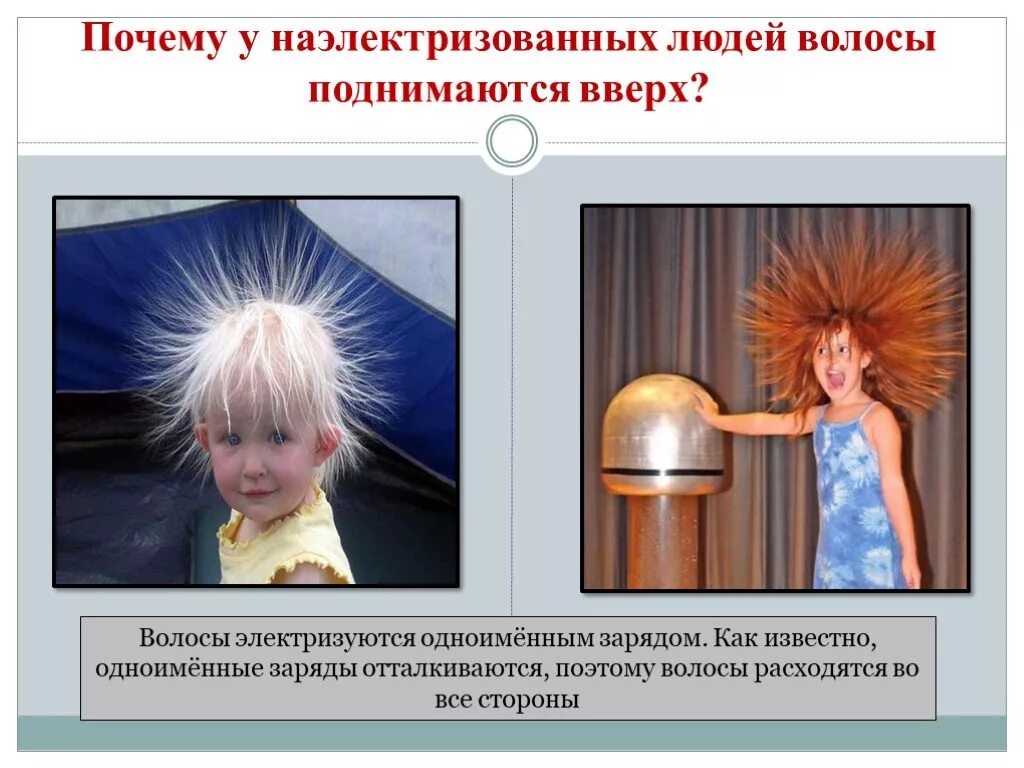 Почему электризуются волосы причины. Статическое электричество волосы. Статическое электричество иллюстрация. Волосы дыбом от статического электричества. Электричество в волосах.