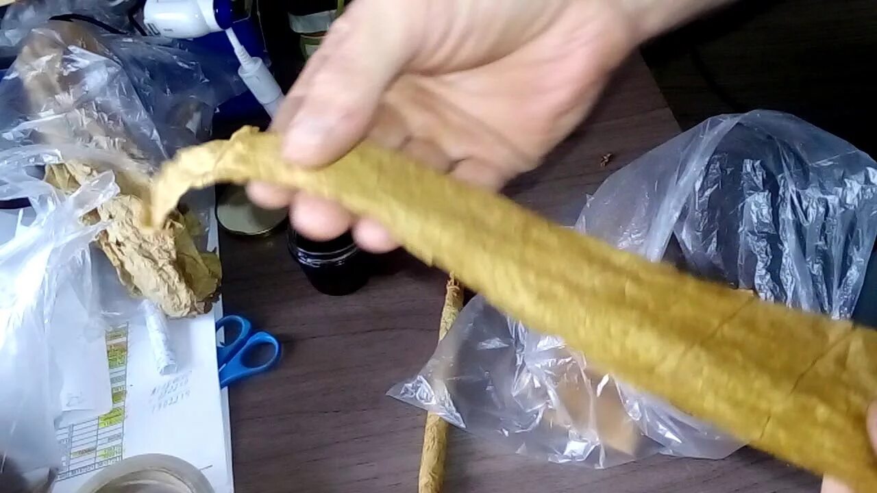 Как сделать сигару из листьев табака