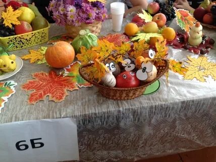 Как оформить стол на ярмарку в школе