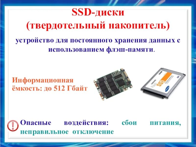 Ssd диска данных