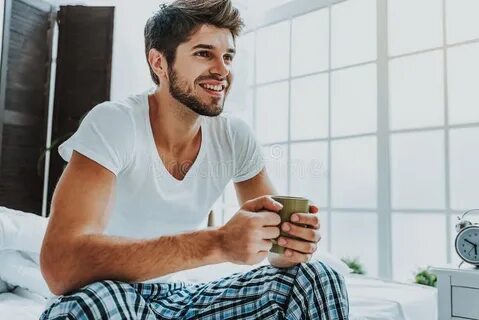 He reads in the morning