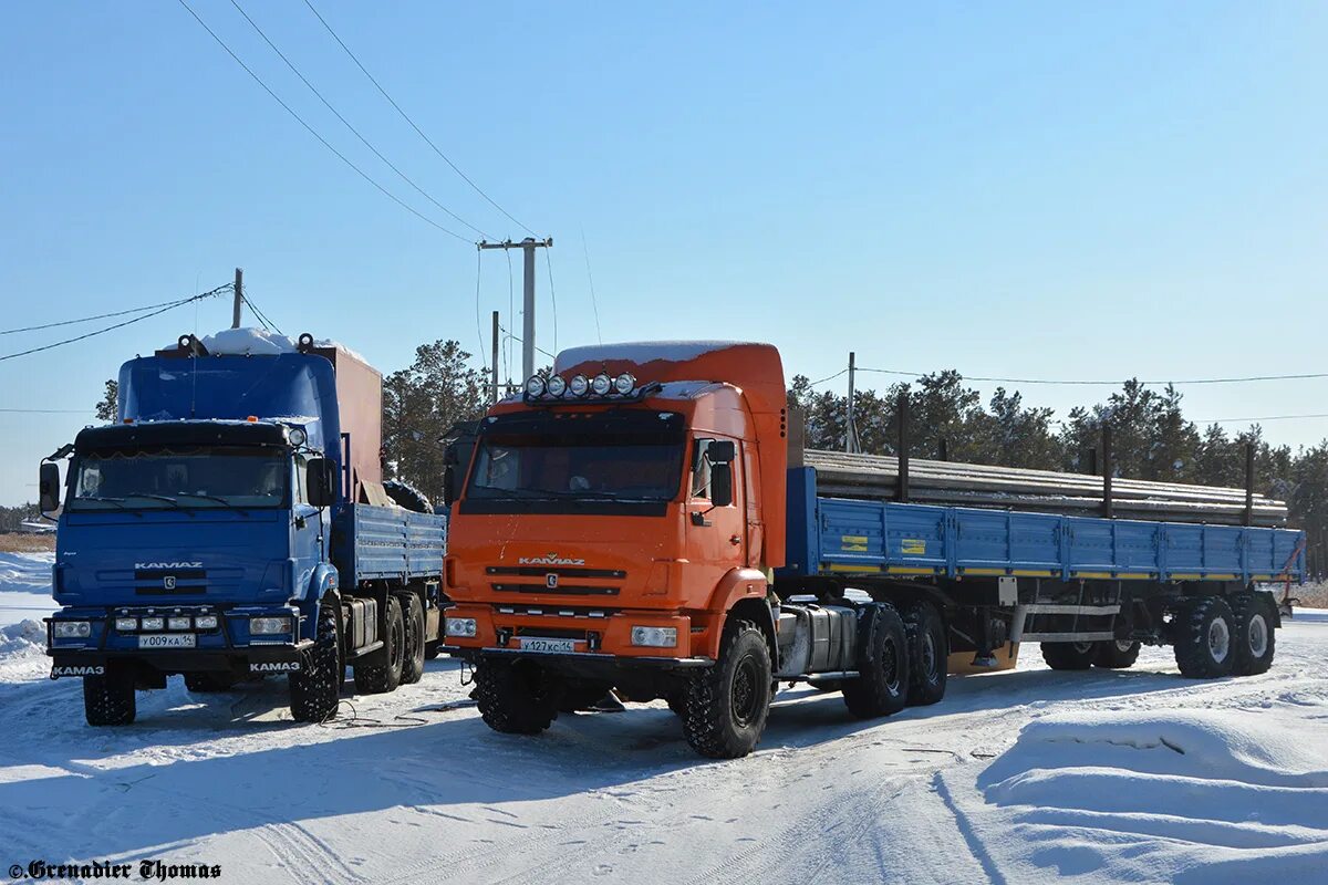 "т 475 кс 14" фото КамАЗ 4310/4311. Россия