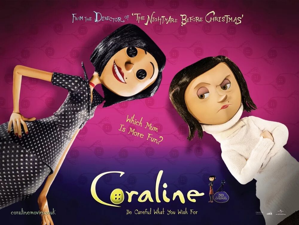 Я твоя другая мама. Коралина Джонс. Coraline 2009. Коралина в стране кошмаров мама.