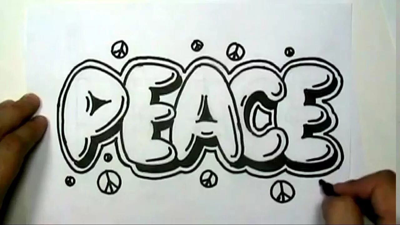 How to draw Graffiti Letters easily For Beginners Step by Step ARTIST MUNDA - Yo