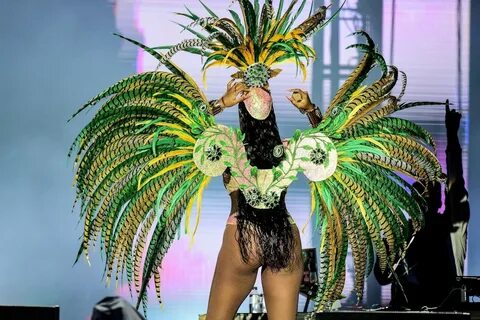 Megan Thee Stalion’s Big Ass and Boobs at Rock in Rio Festival in Rio De Ja...