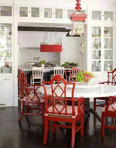 We Love This Home's Colorful Twist on Modern Farmhouse Style in 2020 White wood 