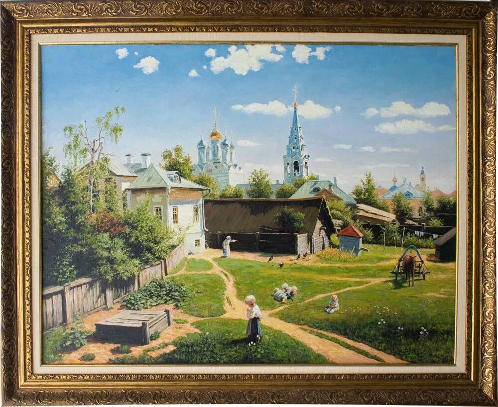 Картина московский. Василий Дмитриевич Поленов Московский дворик. Поленов Московский дворик 1878. Картина Василия Поленова Московский дворик. Поленов Московский дворик Третьяковская галерея.