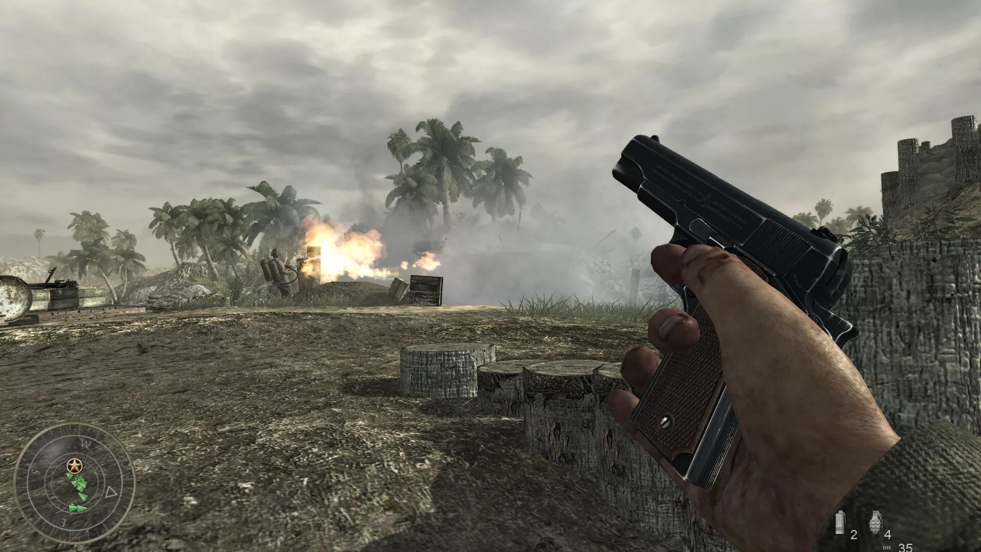 Револьвер из Call of Duty 2.