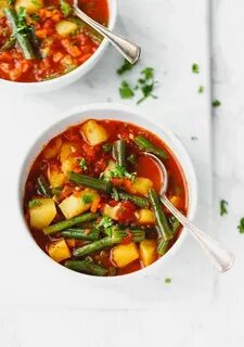 Суп из стручковой фасоли