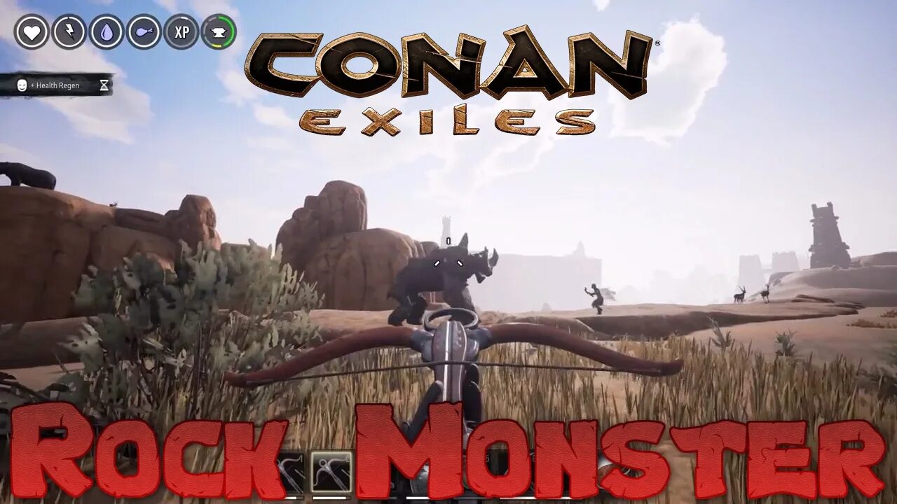 Конан боссы. Conan Exiles Rock. Conan Exiles босс пантера сундук.