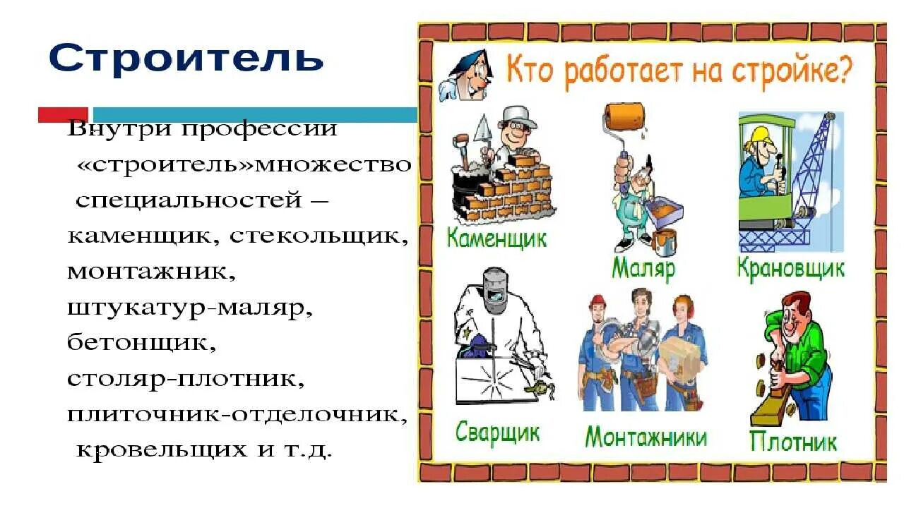 Как называется профессия человека который работает