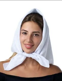 Белый платок женский