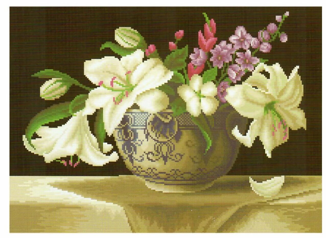 Набор для вышивания крестом luca-s "ваза с пионами",. Ваза с цветами вышивка крестом. Риолис ветреницы. Eva rosenstand наборы для вышивания. Вышивка крестиком букет цветов в вазе.
