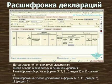 Алкогольная декларация за 3 квартал