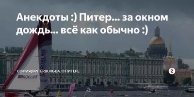 лето в питере шутки
