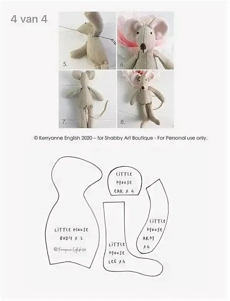 Pin by Debbie Gough on DIY projects Sewing dolls, Soft toy patterns, Maileg bunn