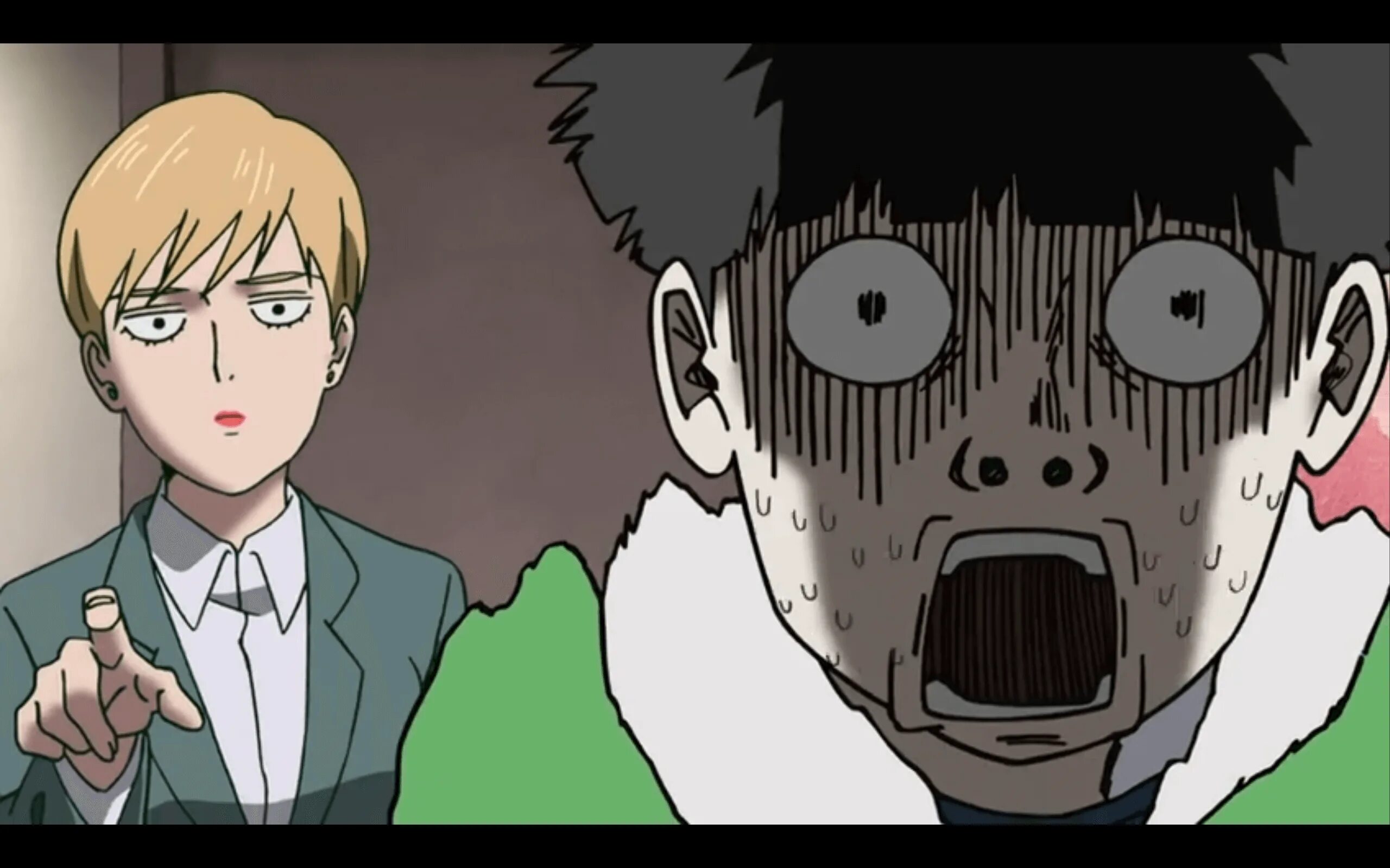 Моб психо 100 аниме скрины. Боб психо. Ярость аниме моб психо 100. Боб психо. Моб психо 100.