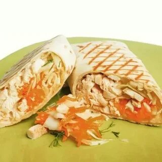 Шаурма с капустой и морковью