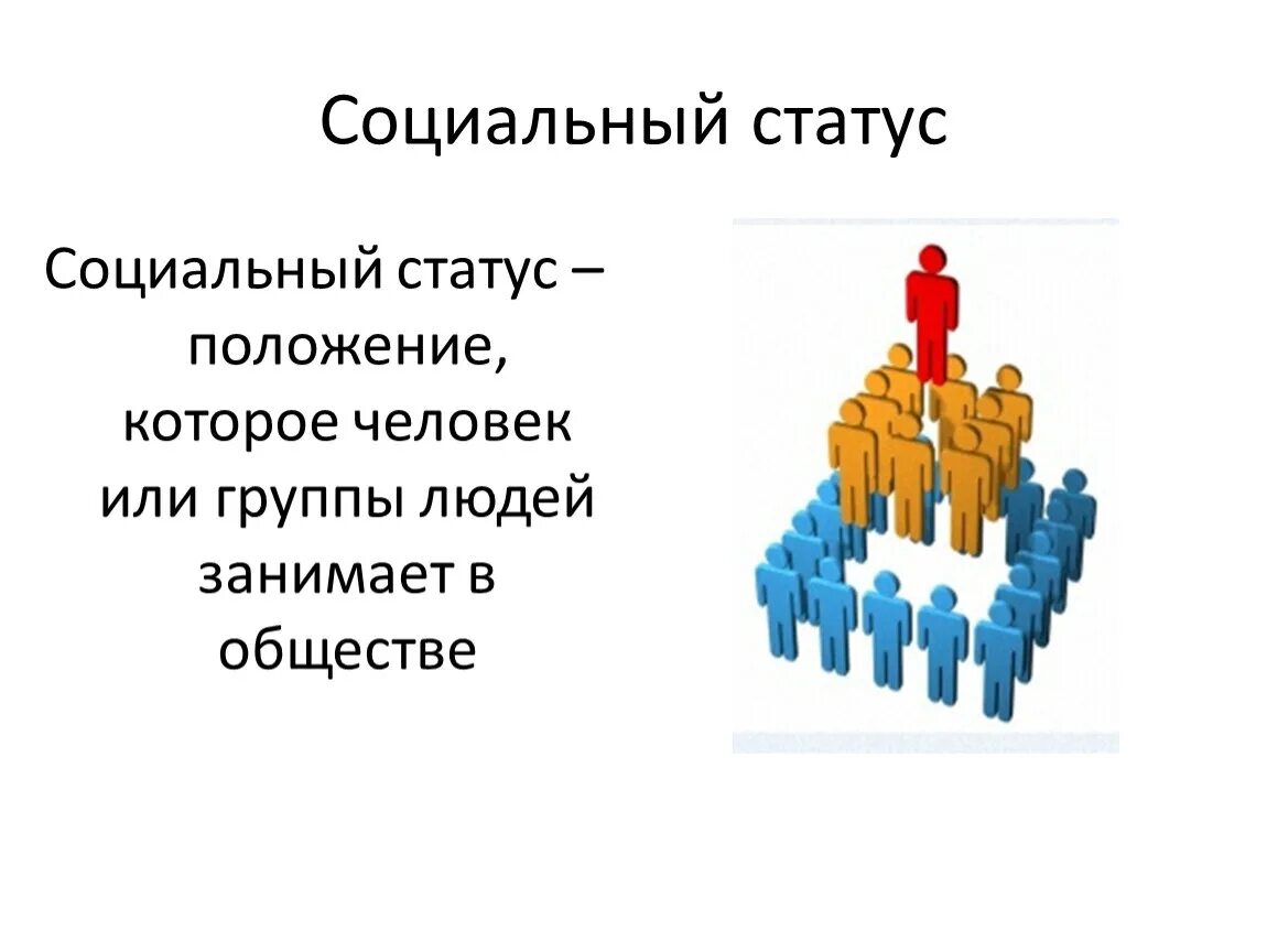 Информация о социальном статусе