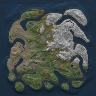 Зеленая карта раст