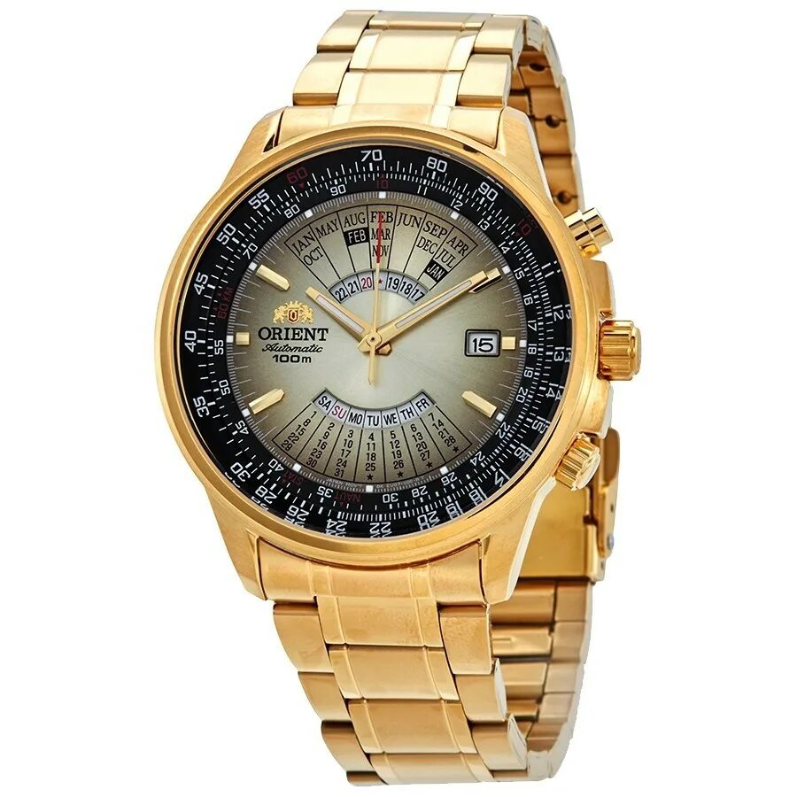 Календарь часов ориент. Часы orient automatic золотые. orient feu00008bw. наручные часы orient eu07004u. ориент автоматик 100m calendar.