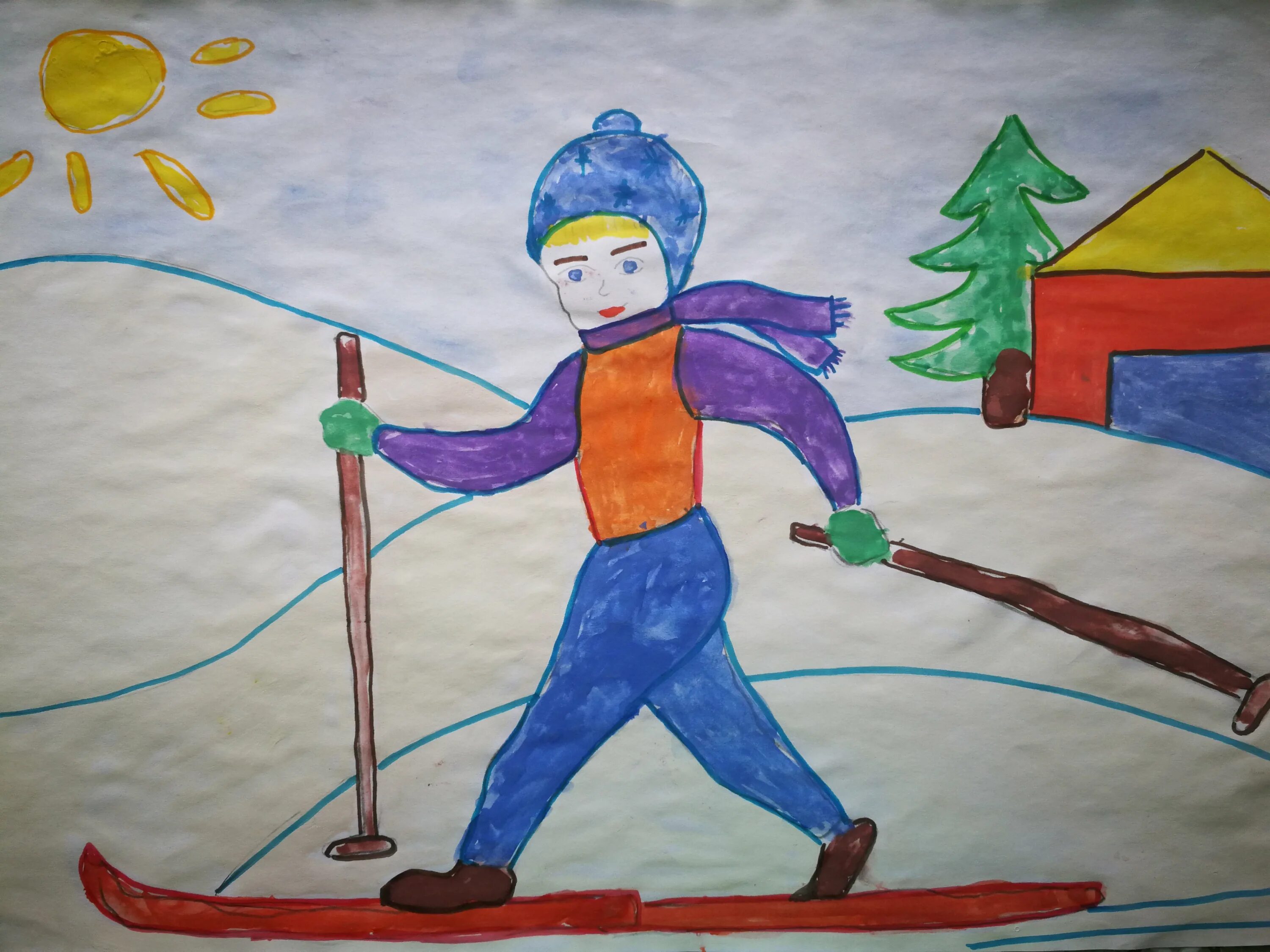 Рисование лыжника в детском саду. Лыжник рисунок. Рисование лыжник в подготовительной группе. Рисование лыжник в старшей группе. Лыжник 3 класс
