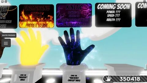 Lamp glove slap battles