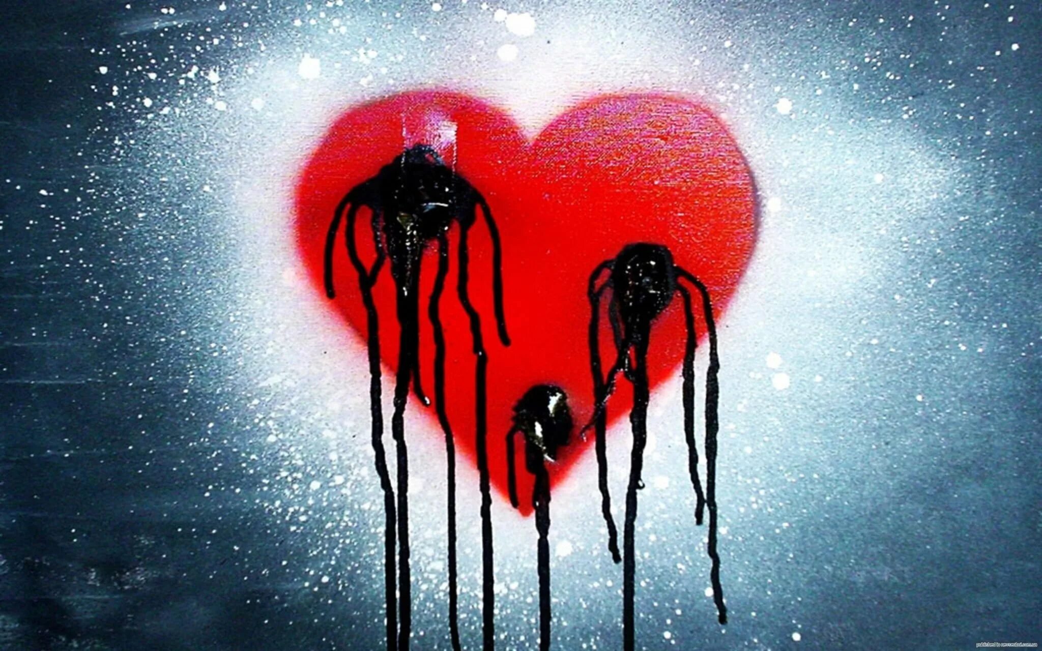 Кровоточащая любовь. Разбитое сердце картинки.