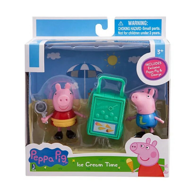 Набор Пеппа Свинка мороженица. Игровой набор Peppa Pig Джордж. Свинка Пеппа мороженое. Набор фигурок Свинка Пеппа. Peppa pig ice skating