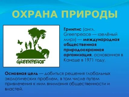 Гринпис перевод с английского