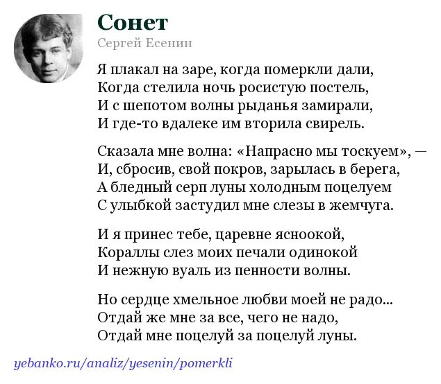 Вот уж вечер роса есенин анализ стихотворения. Сонет Есенин. Есенин слезы стих. Стихи Есенина. Я плакал на заре когда померкли дали.