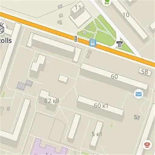 Карта киров комсомольская
