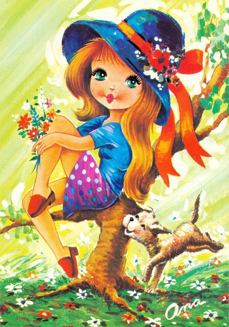 мультяшный холст