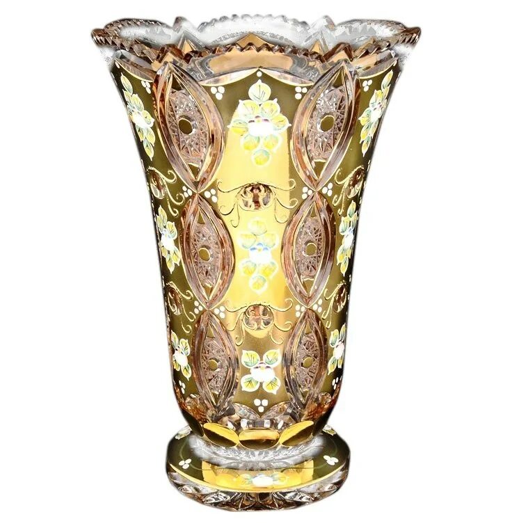 Вазы для цветов чехия богемия. Ваза bohemia gold 40см. ваза для цветов 40 см max crystal &quot;хрусталь с золотом&quot; / 055011. ваза богемия в золоте 35 см хрусталь. богема голд ваза чехия.