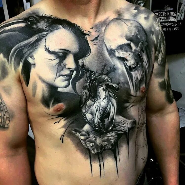 Реалистичные татуировки. Крутые тату. Тату реализм. 100 популярных тату. Лучшая татуировка 2009.