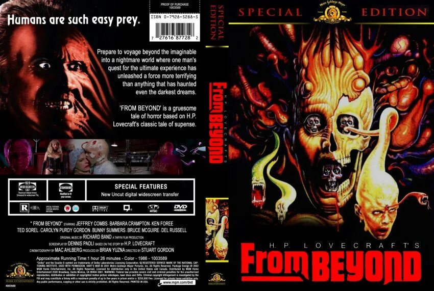 Извне даты. Lust from Beyond обложка. Извне from Beyond, 1986 обложка.